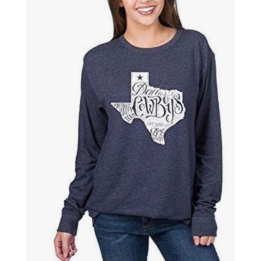 ❗️FINAL❗️ 🆕 NFL Dallas Cowboys State Mayhem Long Sleeve Tee 🔴🔴